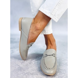 Mocassins gris lordsy 1390 Gris 2