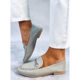 Mocassins gris lordsy 1390 Gris 1