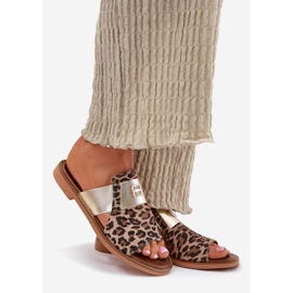 Zazoo Élégant FLAT-PLEATER -HIGH -HEEL TOP LIGUR brun 1