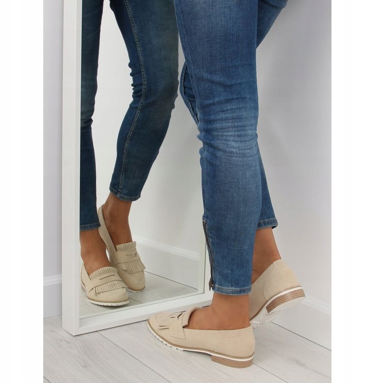 Mocassins femme beige 1174 Beige 2