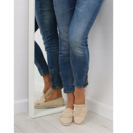 Mocassins femme beige 1174 Beige 1