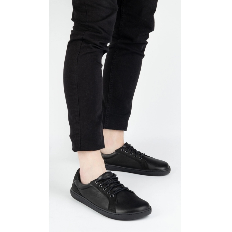 Olivier Chaussures masculines Cuir minimaliste 909J noir 1