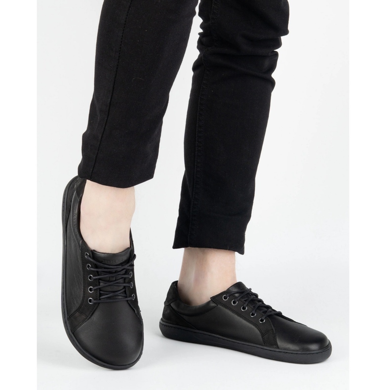 Olivier Chaussures masculines Cuir minimaliste 909J noir 2