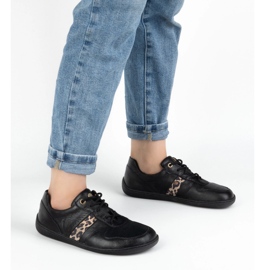 Olivier Modèle aux pieds nus 1773pol mini baskets noires le noir 1