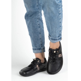 Olivier Modèle aux pieds nus 1773pol mini baskets noires le noir 2