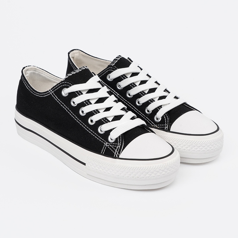 Shelvt Baskets noires pour femmes le noir 1