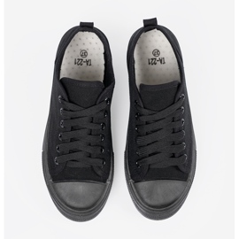 Shelvt Baskets noires confortables avec une tige courte le noir 2