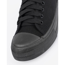 Shelvt Baskets noires confortables avec une tige courte le noir 4