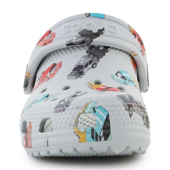 Crocs Classic Race Cars Graphic 210992-1nn Tongs blanche 1 Crocs Classic Race Cars Graphic 210992-1nn Tongs blanche 1