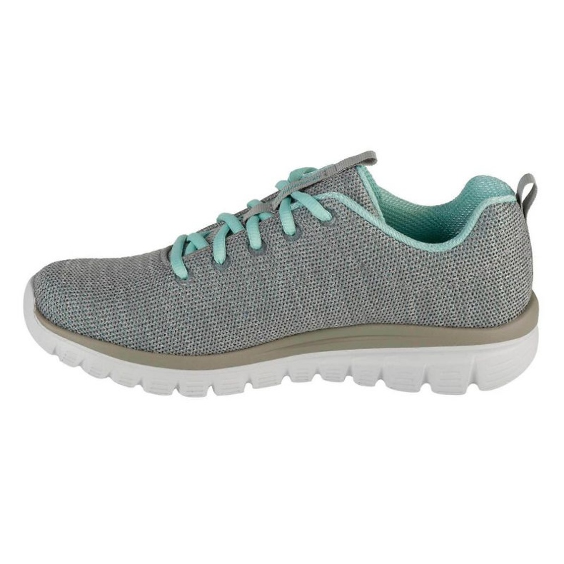 Skechers Twisted Fortune Shoes 12614-gymn gris 1