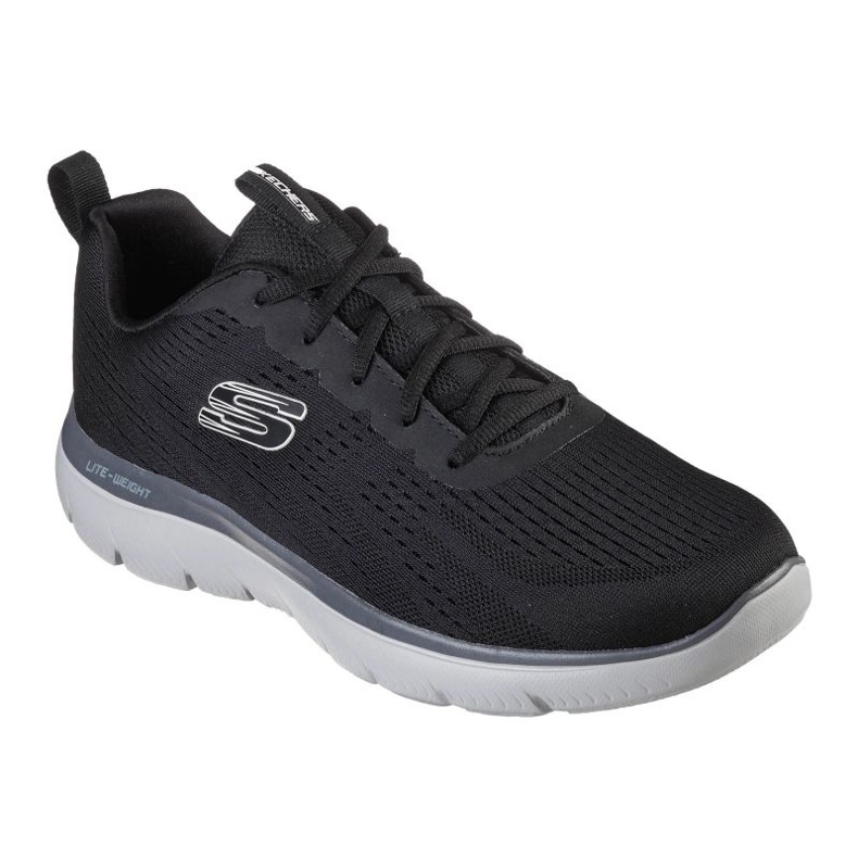 Skechers Swechers Summits Torre 232395-Bktp Chaussures le noir 1