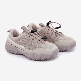 Inna Baskets pour enfants avec un scarabée léger beige 1 Inna Baskets pour enfants avec un scarabée léger beige 1