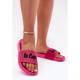 Slippers pour femmes Lee Cooper LCW-25-07-3521L Fuksja rose 2