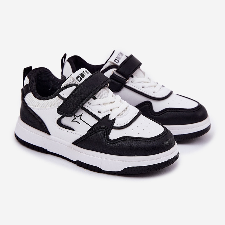 Sneakers pour enfants légers Big Star RR374052 blanc et noir 1