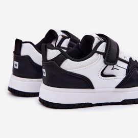 Sneakers pour enfants légers Big Star RR374052 blanc et noir blanche 2
