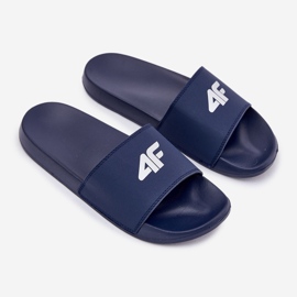 Les tongs masculins 4f 4FRMM00FSLIM011-30S bleu marine 1
