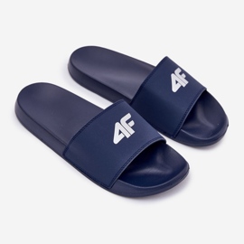 Les tongs masculins 4f 4FRMM00FSLIM011-30S bleu marine 2