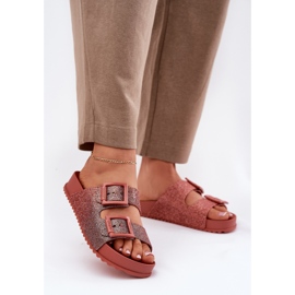 Les tongs pour femmes parfumés avec des paillettes et des boucles Zaxy RR285025 Pink Diry rose 2 Les tongs pour femmes parfumés avec des paillettes et des boucles Zaxy RR285025 Pink Diry rose 2