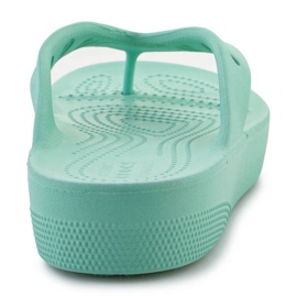 Talons Crocs Classic Platfrom Flip Oxygen 207714-3UG vert 3