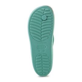 Talons Crocs Classic Platfrom Flip Oxygen 207714-3UG vert 4