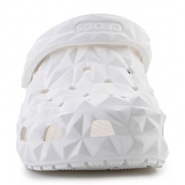 Crocs Classic Geometric Clog 209563-100 Tong-flip blanche 1 Crocs Classic Geometric Clog 209563-100 Tong-flip blanche 1