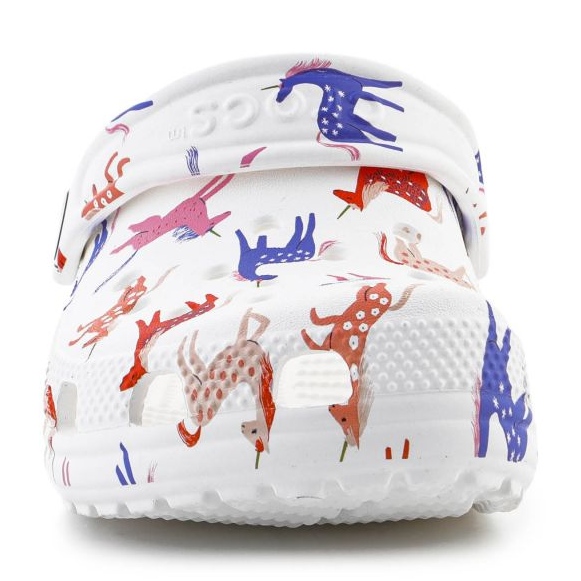 Crocs Classic Character Print Clog 209695-9CD Flip-flop blanc 1