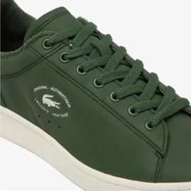 Baskets masculines Lacoste Carnaby Set Sneakers Sneakers Sneakers Sneakers Green (748SMA00121X3) vert 1