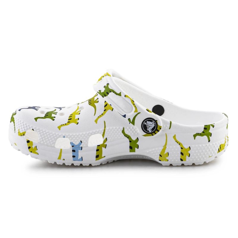 Clogs pour enfants Crocs Classic Character Print Clog 209695-9DH blanc 6