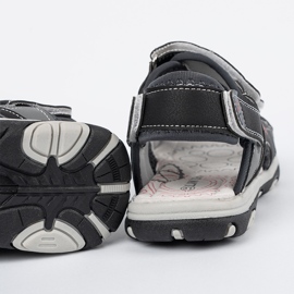 Shelvt Sandales noires garçons 1