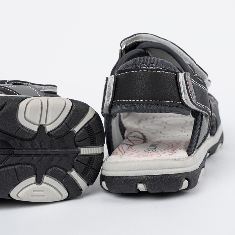 Shelvt Sandales noires garçons 1