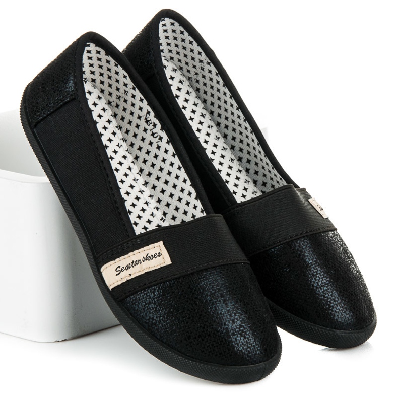 Seastar Ballerines de sport noir 1