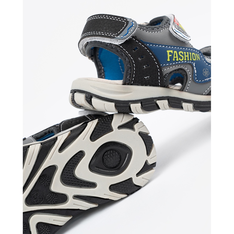 Shelvt Sandales bleues marines pour garçons 1