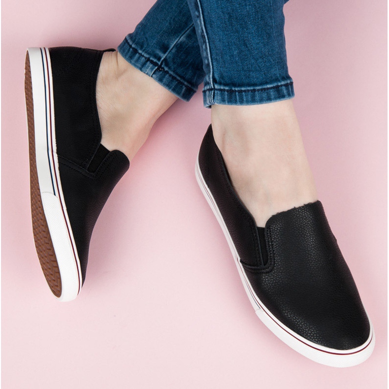 Seastar Baskets glissantes le noir 1