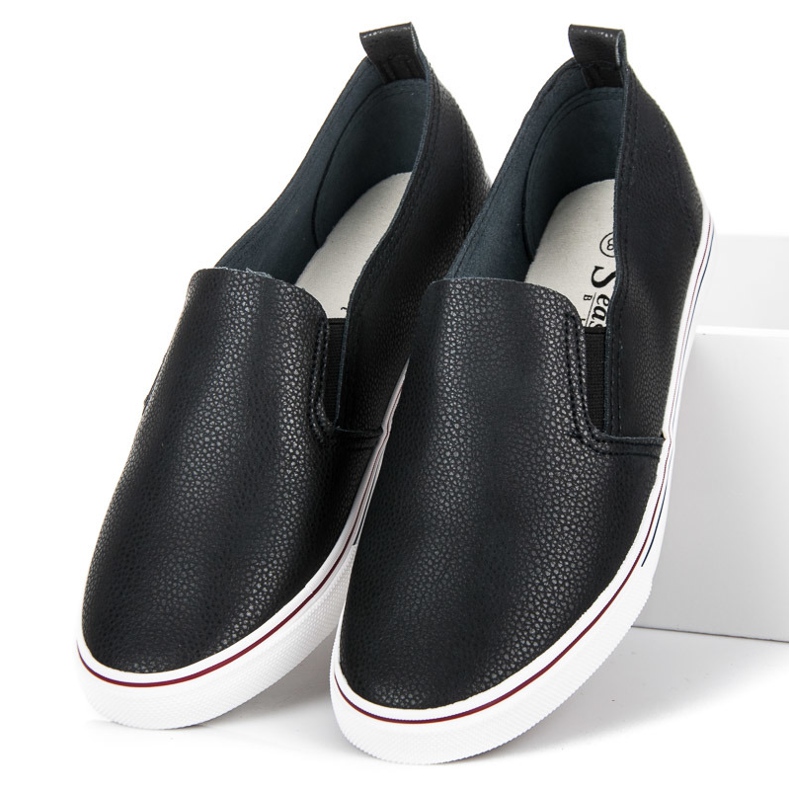 Seastar Baskets glissantes le noir 2