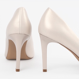 Sergio Leone Pompes beige légères classiques 2