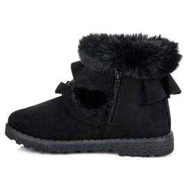 Seastar Bottines noires à volant le noir 3