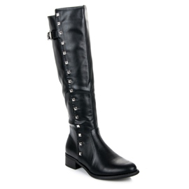 Seastar Bottes classiques à clous le noir 3