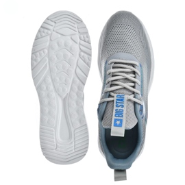 Chaussures pour hommes Sports Chaussures Big Star NN174372 Gray gris 1