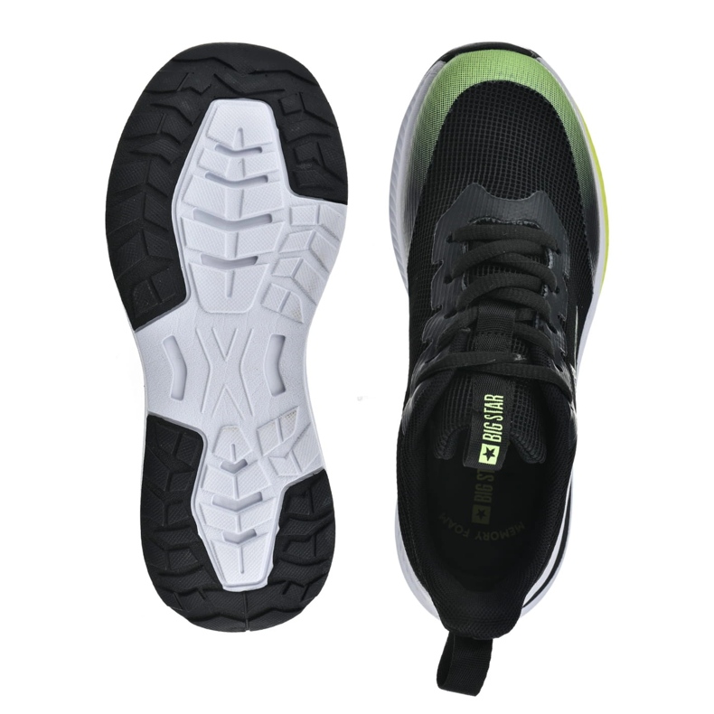 Sneakers Chaussures féminines Mémoire Foam Big Star NN274300 Black 1