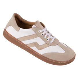 Barefoot pour femmes chaussures en cuir Olivier Eliza Białe blanc 1