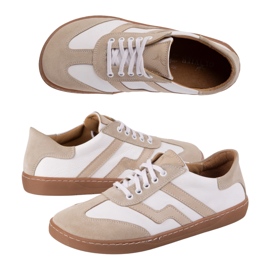 Barefoot pour femmes chaussures en cuir Olivier Eliza Białe blanche 2