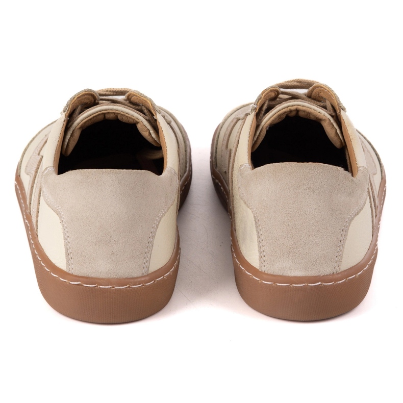 Barefoot pour femmes chaussures en cuir Olivier Eliza Beige 2