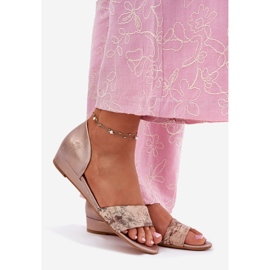 Sandales en cuir Maciejka 01971-71 PLN doré 1