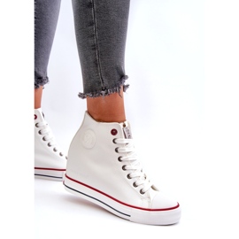 Baskets Compensées Femme Cross Jeans NN2R4004 Blanc 3