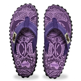 Japonais Gumbies Islander tongs flip-flop violet 1