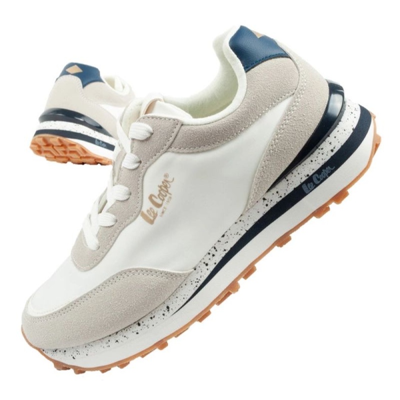 Chaussures Lee Cooper Memory Foam LCW-25-03-3365L blanche 1