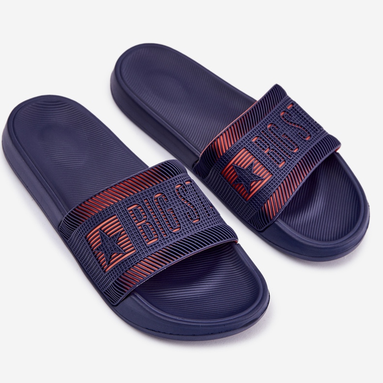 Big Star RR174A052 Slippers bleu marine 1