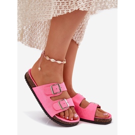 Inna Les tongs pour femmes avec des pinces néon roses 1 Inna Les tongs pour femmes avec des pinces néon roses 1