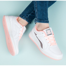 Rapter Chaussures de sport blanches rose 1 Rapter Chaussures de sport blanches rose 1