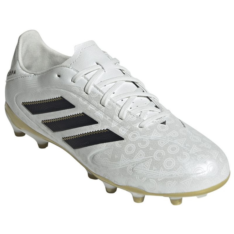 Adidas Copa Pure III League FG / MG JR2887 Chaussures de football blanche 2 Adidas Copa Pure III League FG / MG JR2887 Chaussures de football blanche 2
